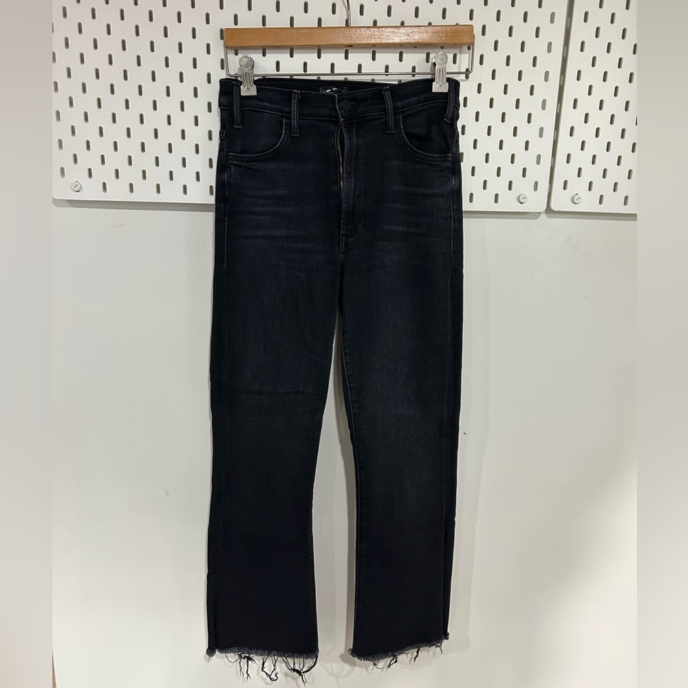 MOTHER The Hustler Black Jeans